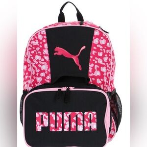 Puma Evercat  Duo Combo Pack 2.0 Backpack. Pink Cheetah